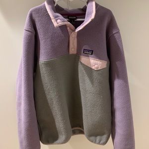 patagonia girls quarter button !